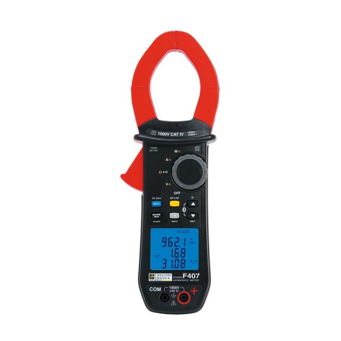 Chauvin Arnoux F407 TRMS Harmonic Clamp Meter P01120947