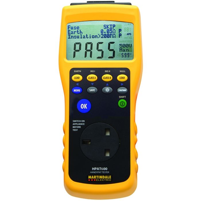 Martindale HPAT600-2 Portable Appliance Tester