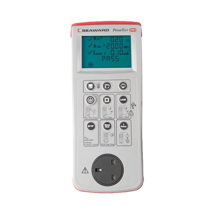 Seaward Primetest 250 Plus PAT Tester and Datalogger Software 403A910