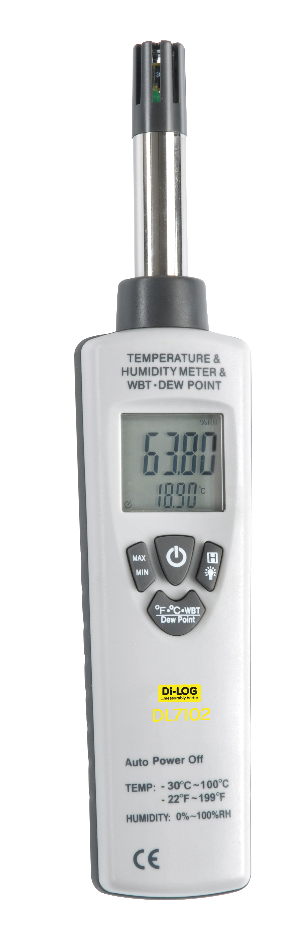 Dilog DL7102 Humidity and Temperature Meter