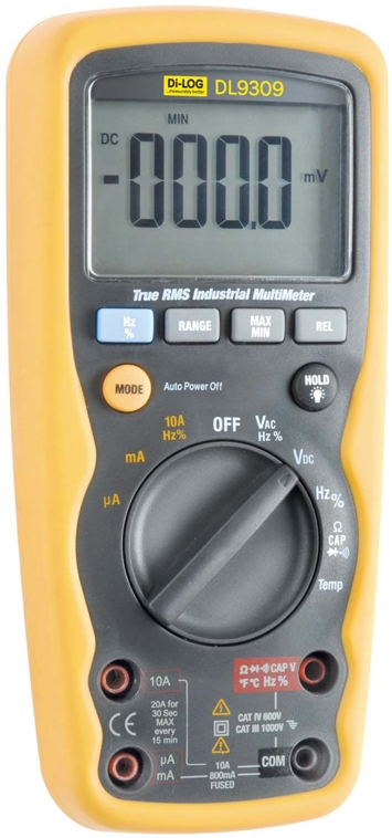 Dilog DL9309 1000V ACDC TRMS Auto-ranging Multimeter