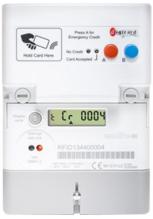 Emlite MP22 RFID Pre-Payment Card Electricity Meter