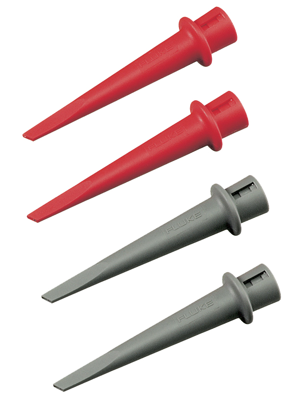 Fluke HC200 4 Hook Unfused Clip Set Red Grey