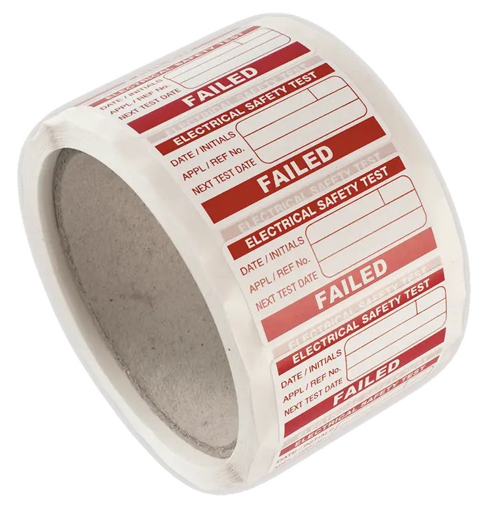 Di-Log 500 PAT Fail Labels LF500