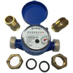 Aquamotion 15mm Single Jet Cold Water Meter NO PULSE